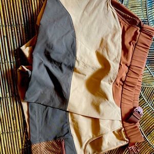 NWT Outdoor Voices Skort - Earth Tones